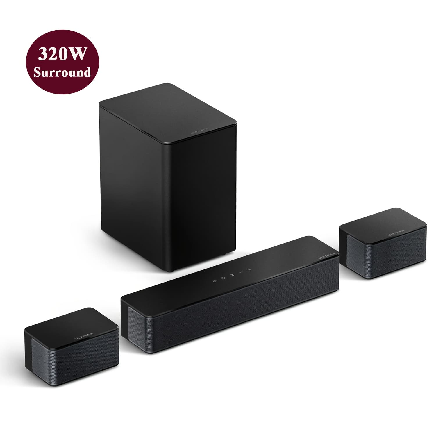 TEMU Ultimea Sound Bars: 5.1 .1 Surround - Choose Your ! 320w/460w, Subwoofers,