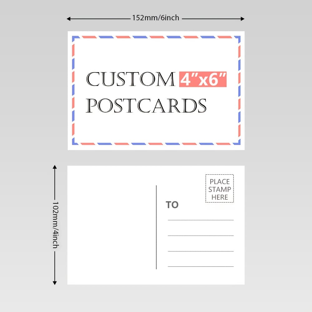 TEMU 25-50-100pcs, Custom Personalized Postcards. Film, Party Or Birthday Invitations, Wedding Invites, Business Handouts, Moving Notices, Thank You Cards, , Blank Postcards