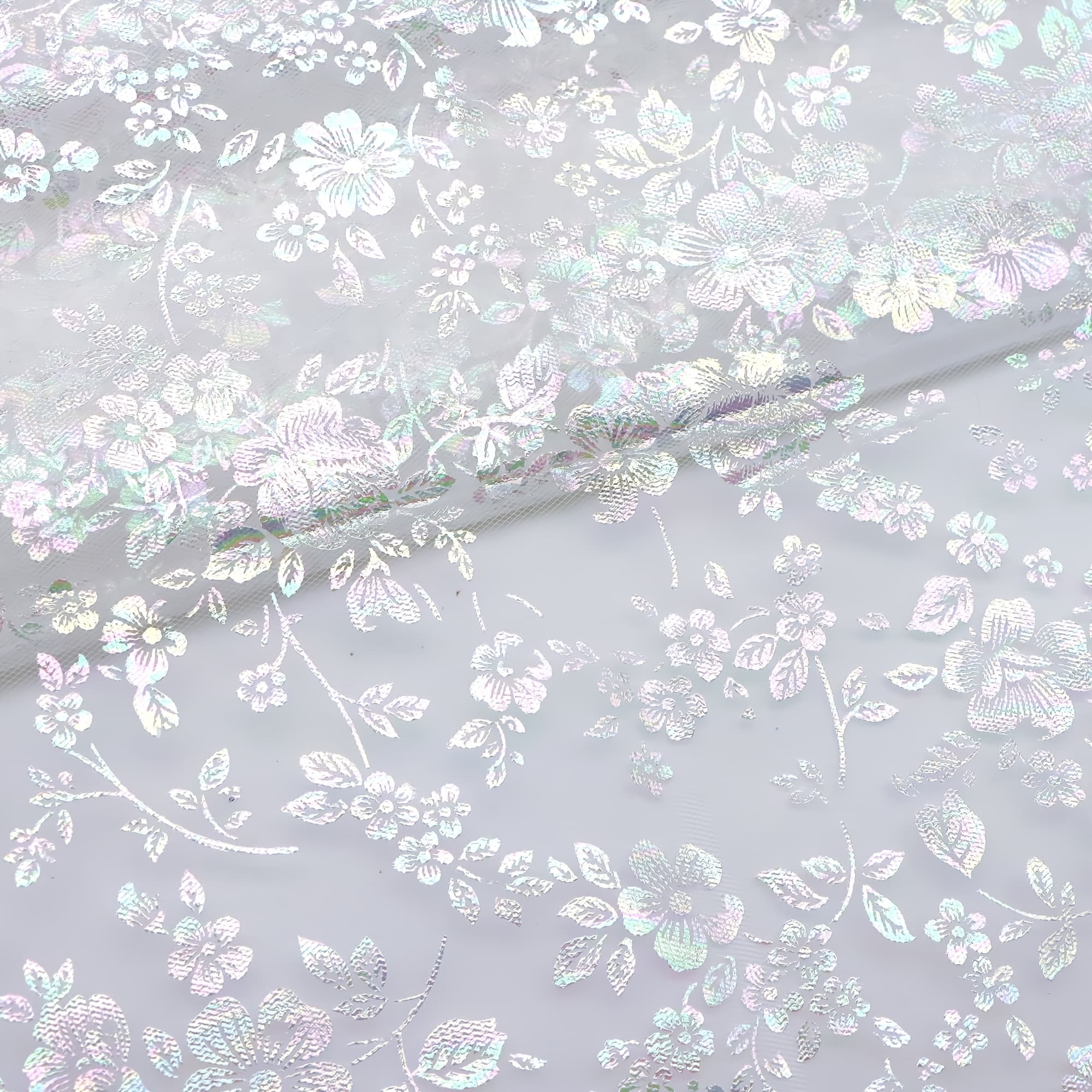 TEMU 50x160cm Vibrant Golden Hot Stamping Fluorescent Rose Tulle Material Soft See-through Yarn For Toy Background Wall And Washable Wedding Decoration, Party Backdrop, Tutu Additions Sewing Projects