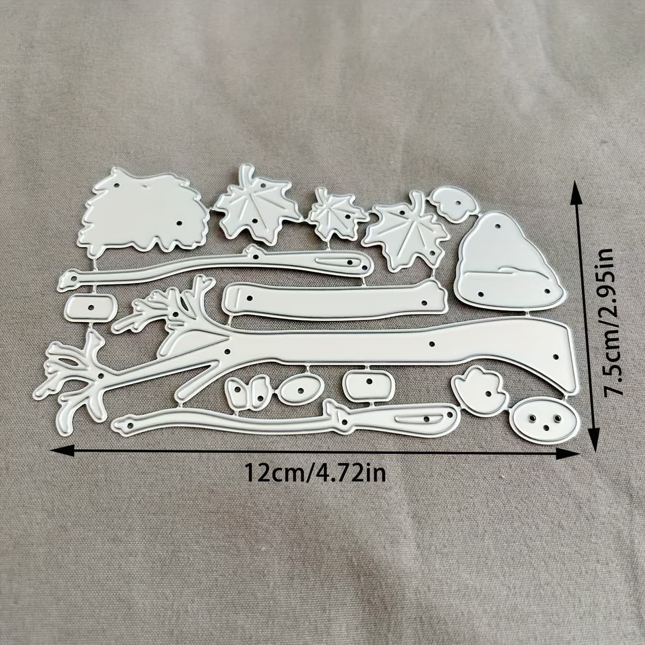 TEMU 1pc Dwarf Metal Cutting Dies, Diy Scrapbooking Embossing Die Cut, Handmade Greeting Card Making Metal Stencil, Gift Card Making Tools
