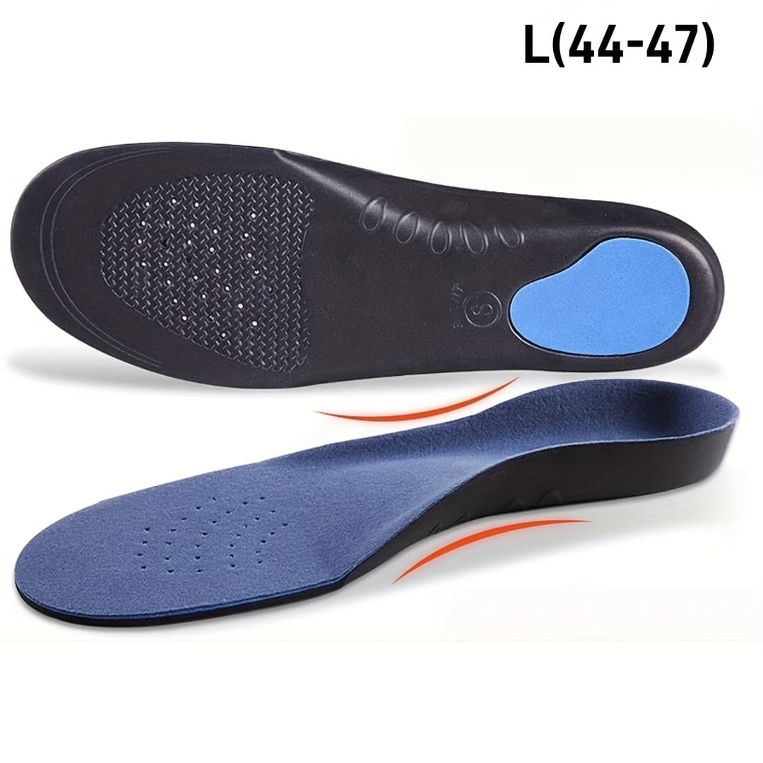 TEMU Sports Arch Support Insoles, Breathable Sweat-absorbing Shock Absorption Cushioning, Contoured Foot Shape Breathable Comfortable, High , Special