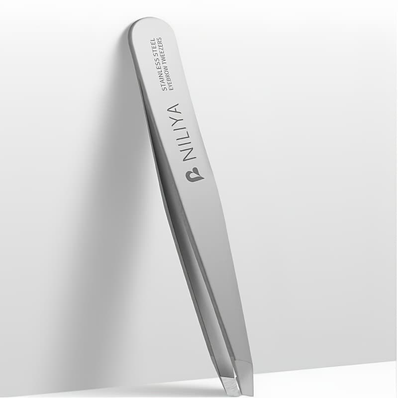 TEMU A Professional Pair Of Tweezers - Designed For Precise Removal Of Eyebrow And Facial Hair, , And Ingrown Hairs - Comes With A Storage Pouch, Fragrance-free, Suitable For Men And Women
