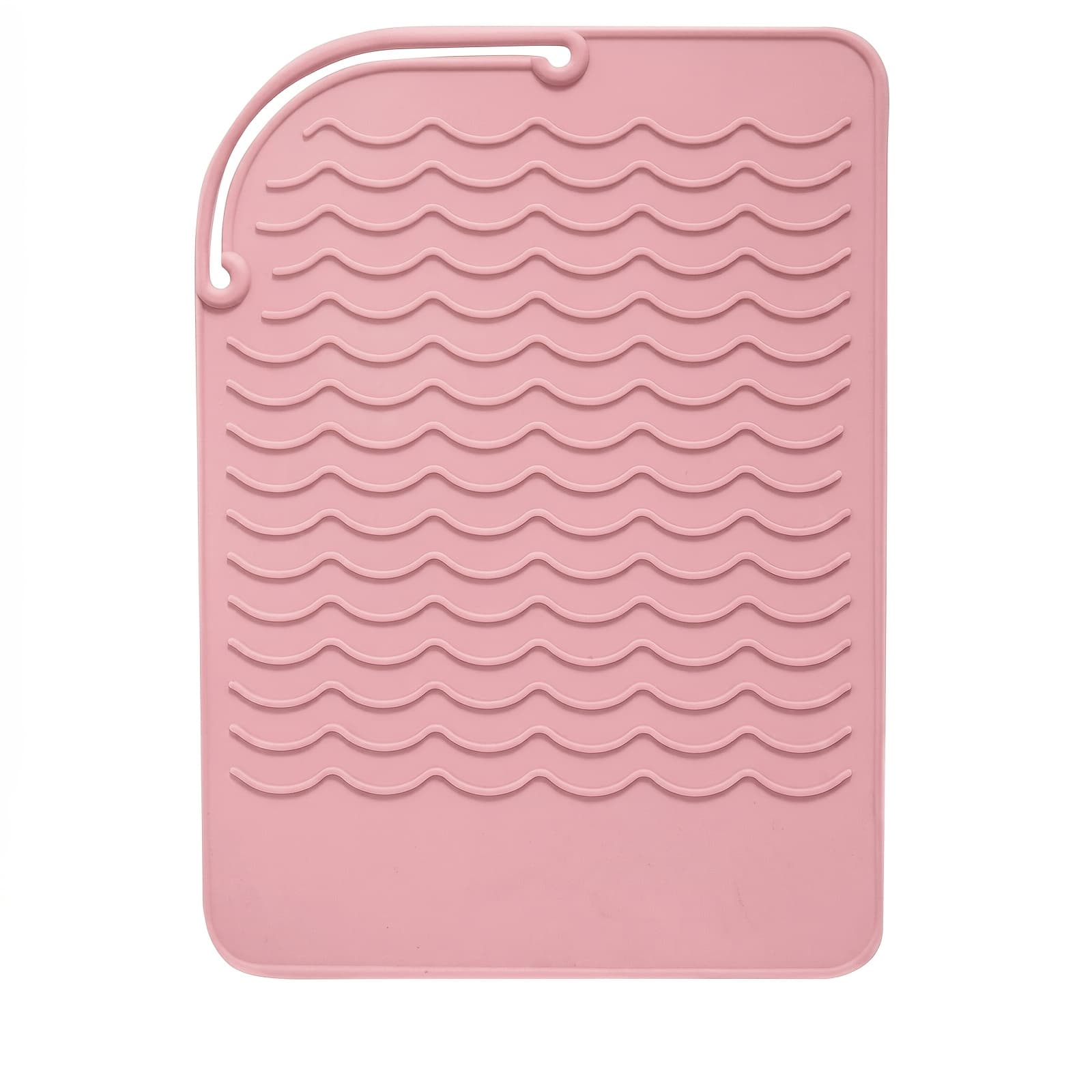 TEMU Heat Resistant Mat For Hair Curling Iron, Foldable Travel Hot Tool Storage Wrap, Anti-scald Insulation Pad For Hair Straightener, Desktop Protective Heat Insulation Cushion