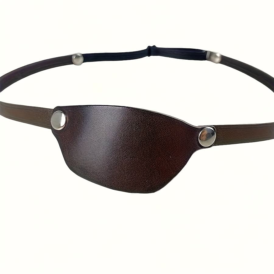 TEMU A Unique, Medieval-style Faux Leather Eye Mask - The Perfect Cosplay Accessory For Halloween