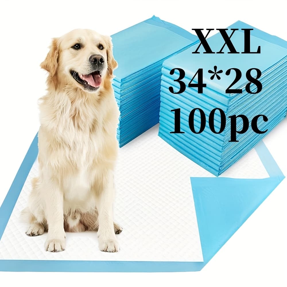 TEMU Xxxl Oversized Dog Urine Pad | Waterproof, Odor-resistant, Disposable Pet Urine Pads For Convenient Training And , Suitable For Small And Large Dogs, Elderly Dogs, Six-layer Super