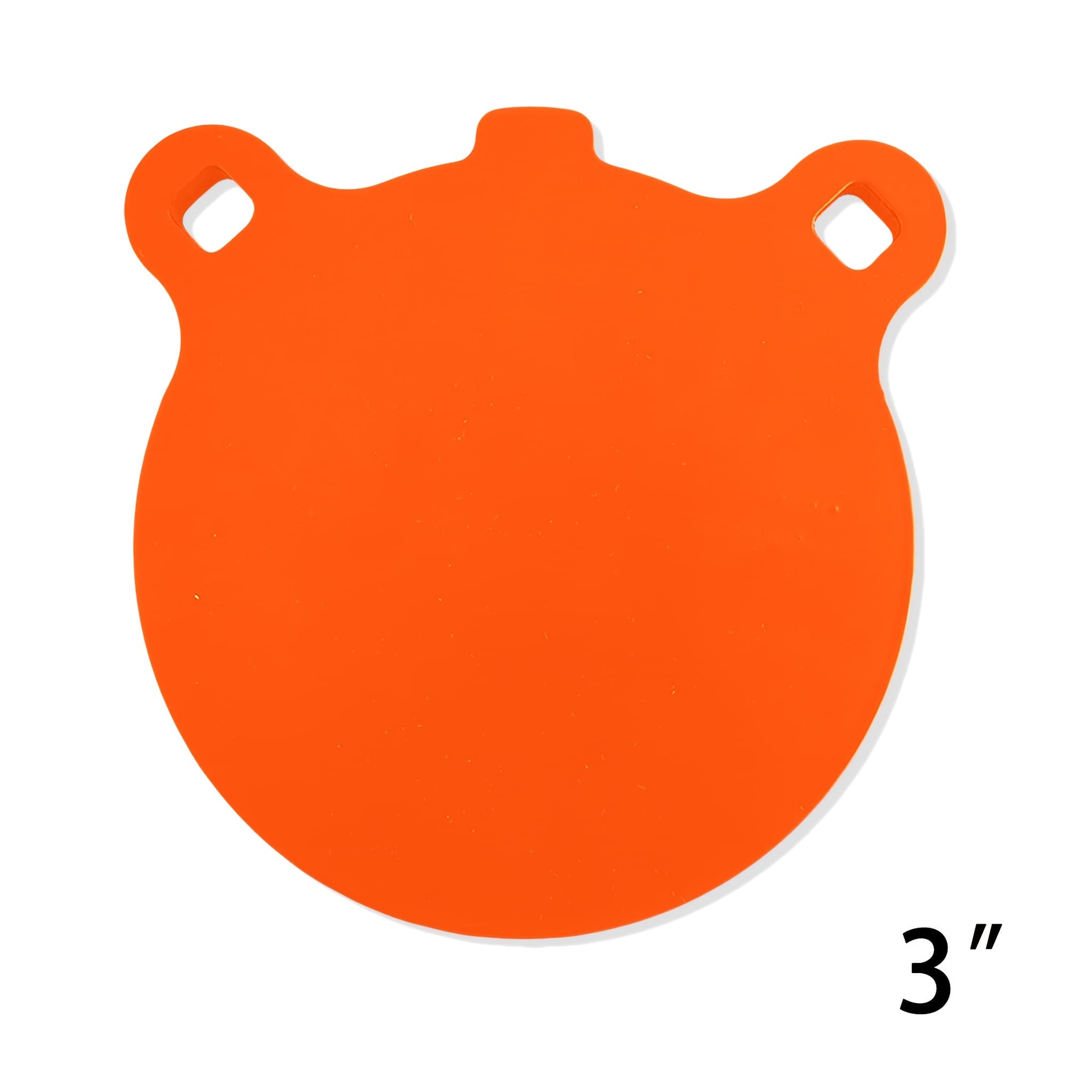 TEMU Steel Shooting - Durable Thick Heavy Duty Metal , Laser Cut Design, Neon Orange/black, Suitable For Indoor And , Portable