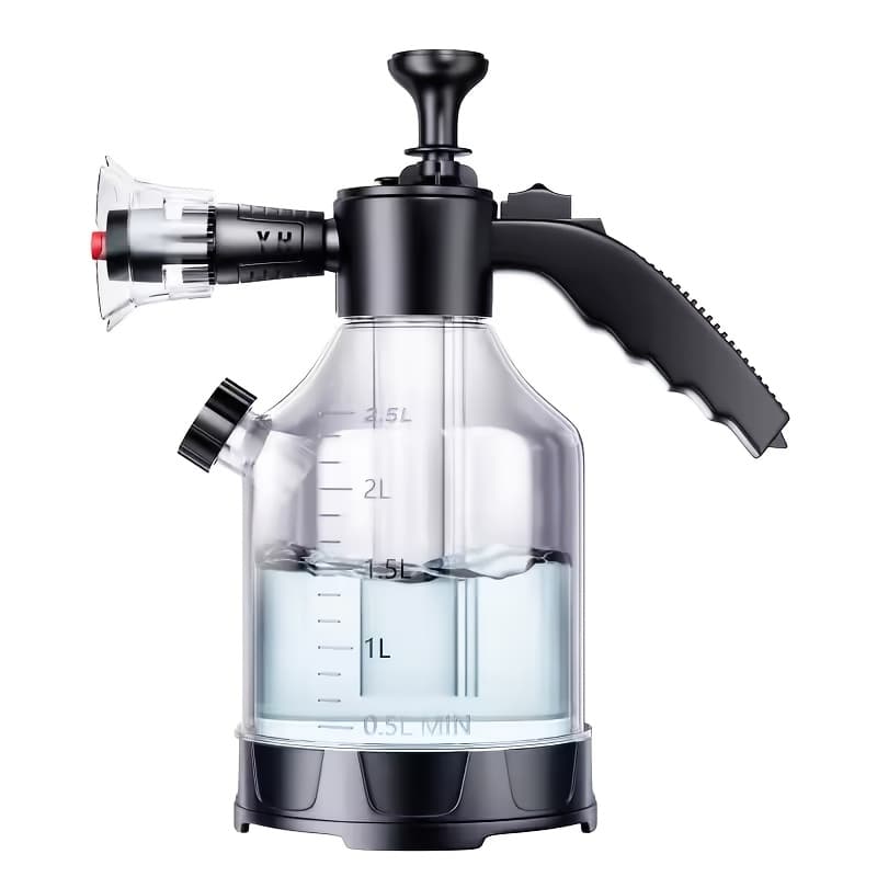 TEMU 3l Car Wash Foam Sprayer Bottle Hand-held Foam Watering Can Air Pressure Spraye Window Glass Car Cleaning Tools
