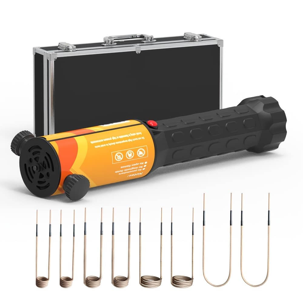 TEMU Solary Induction Heater Tool - 1000w 110v Magnetic Induction Heater , Nut Tool With 8 Coil For Rusty Screw Removing