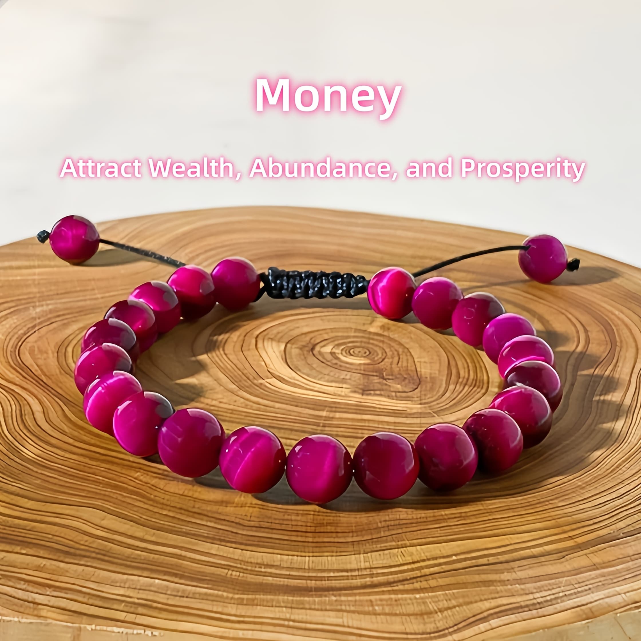 TEMU 1p Tiger Eye Stone Adjustable Bracelet With Unique Texture And . A Gift For Yourself And Your Girlfriend. It Has Decorative And The Unique Texture Of Natural Gemstones. An Ideal Gift For Her.