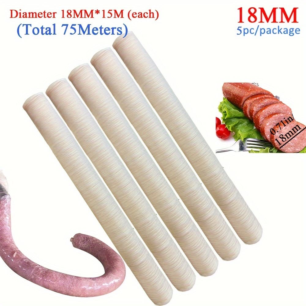 TEMU 3pcs/5pcs Sausage Making Tool Set, Sausage Casing Packaging, Making Tool, Kitchen Tool, Suitable For Low-temperature Roasting, Per Piece
