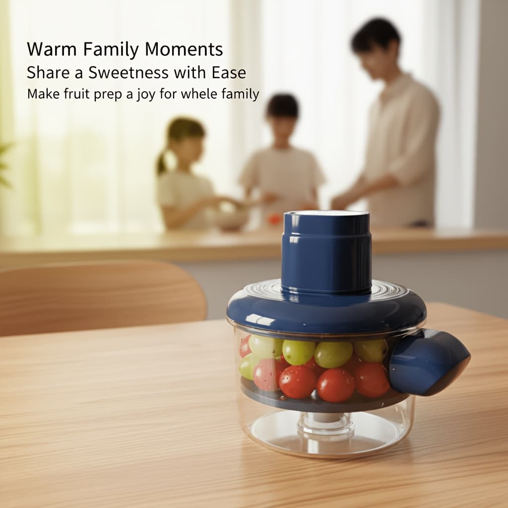 TEMU Home Use Automatic Electric Peeler, Automatic And Vegetable Peeling Machine, Fruit And Vegetable Peeling Device. Compact And Sturdy Design, Durable Plastic Material. Perfect For Home Cooks.