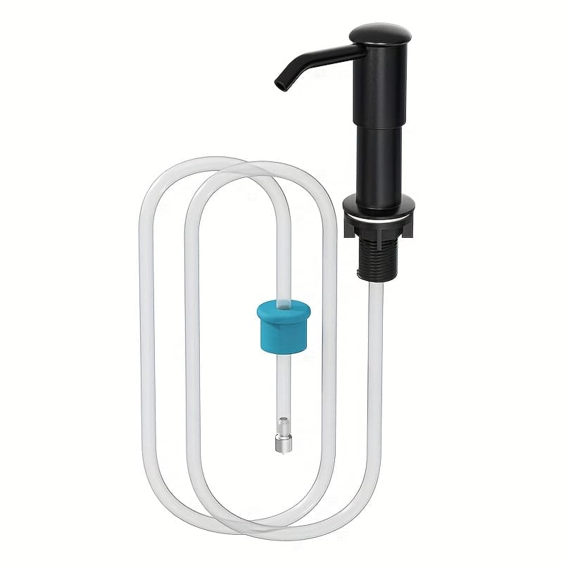 TEMU 1pc Kitchen Sink Detergent Dispenser, Vegetable Washing Sink Detergent Dispenser, Sink Soap Liquid Dispenser, Press Bottle Extension Tube