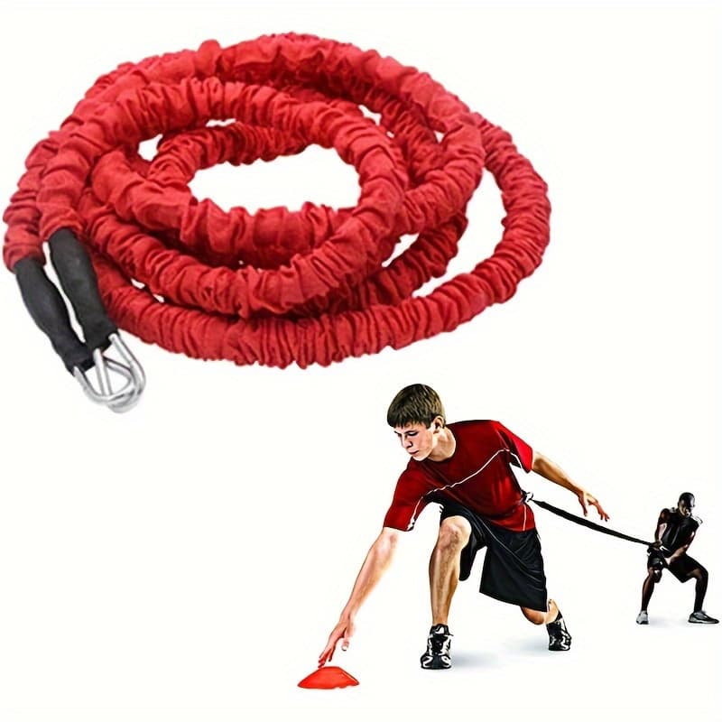 TEMU Resistance Training Rope Force Bounce Physical Training Resistance Rope Improving Speed, And Strength