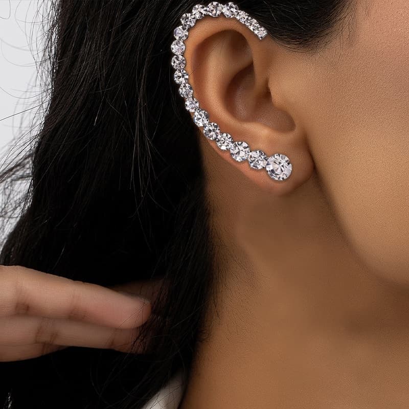 TEMU Chic Earrings Featuring Geometric Shapes And A Minimalist Style, Ideal For Gifting To Women On Their Birthdays