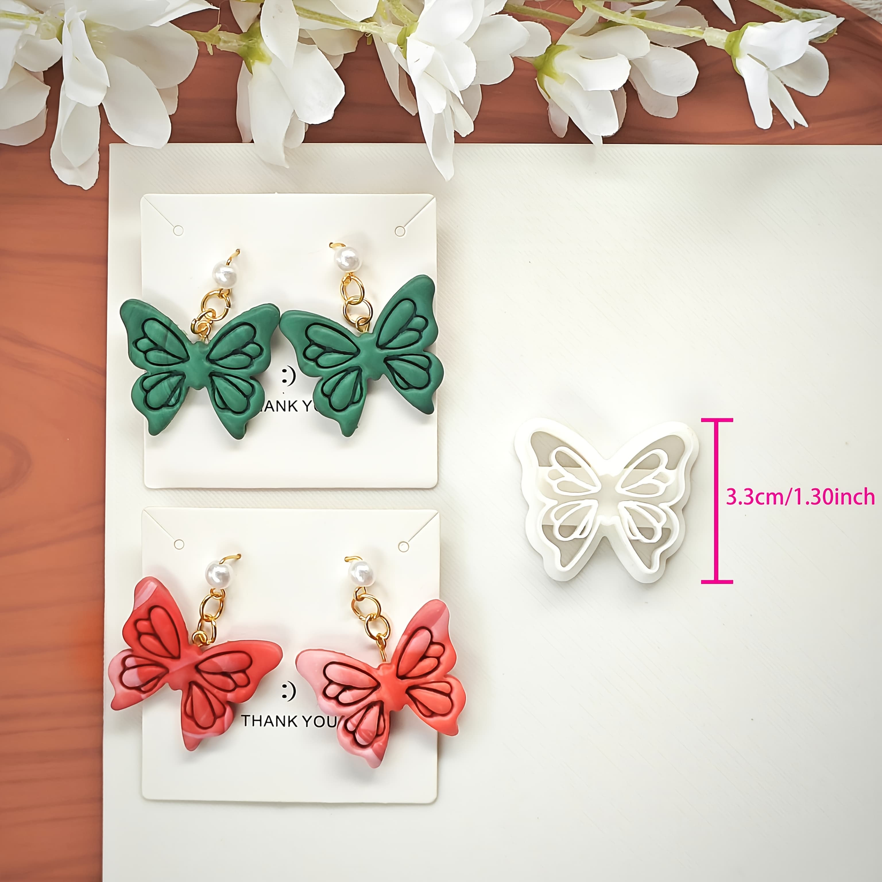 TEMU 1pc Bohemian-style Polymer Clay Cutter - Elegant , Durable Plastic Tool For Handmade Jewelry And Crafts, Perfect For Earrings And Decorations, Jewelry Making Tool | Tool | Durable Plastic Cutter