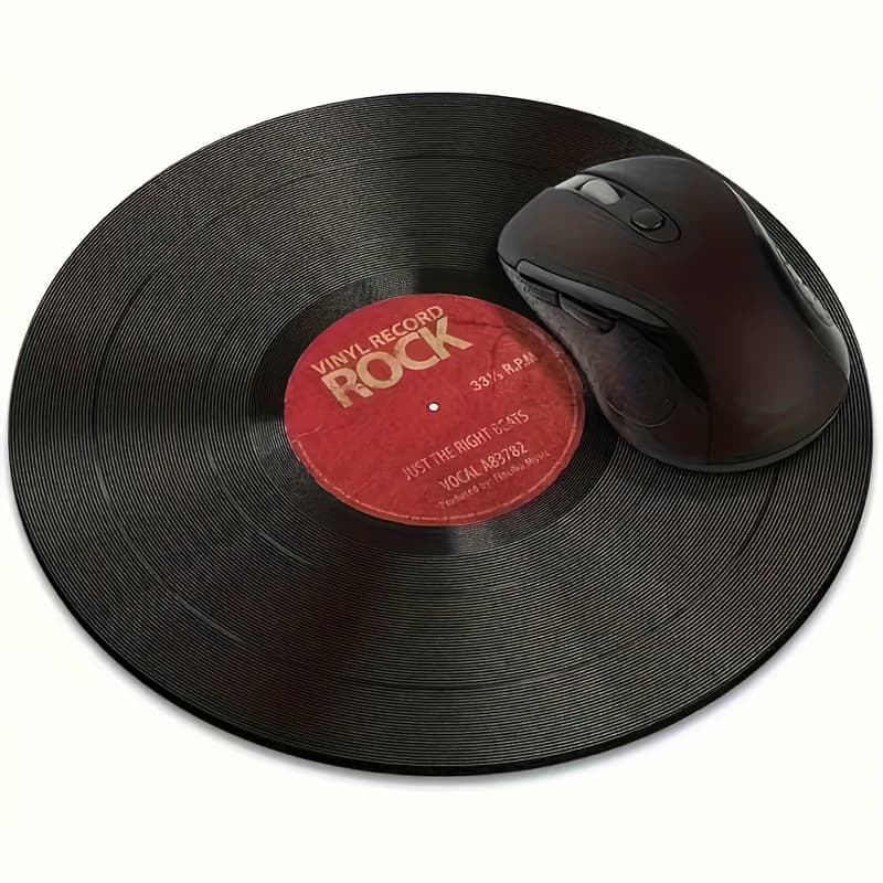 TEMU Non-slip Round Mouse Pad, Pad, Suitable For Home, Office And Game Table