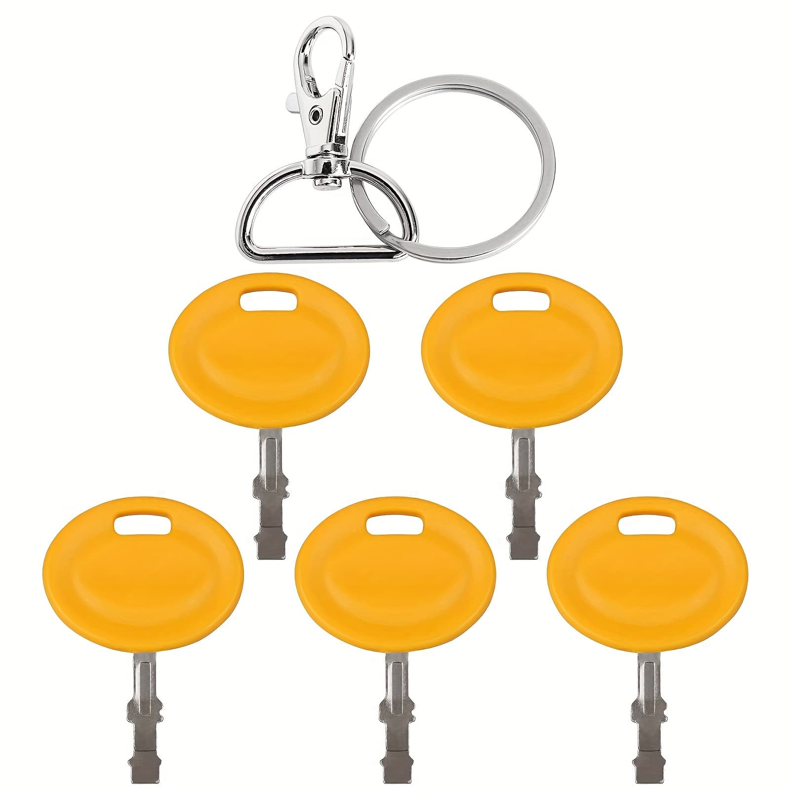 TEMU Set Of 5 Replacement Ignition Starter Keys Compatible With Cub Mtd Lawn Mowers - Gasoline-powered Engine Key Set For - Replaces Oem 625-05000, 625-05002, 925-2054a, 925-1745a