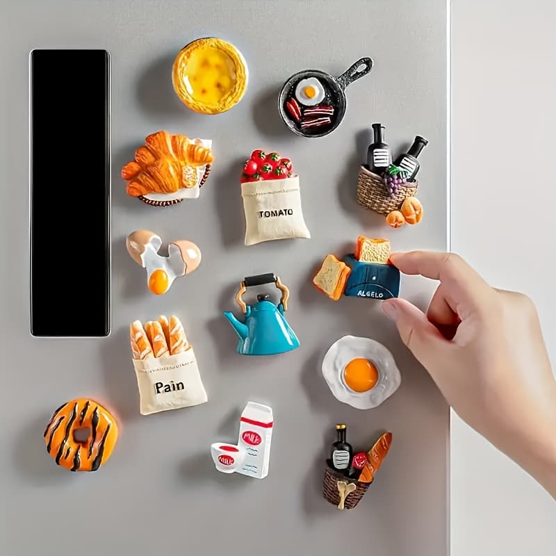 TEMU 10pcs Decorative Refrigerator Stickers, Cute Kitchen Decoration Stickers, Home Decoration