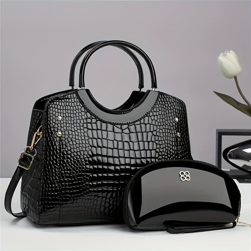 TEMU Women's Bag Set 2025 New European And Shoulder Crossbody Women's Bag