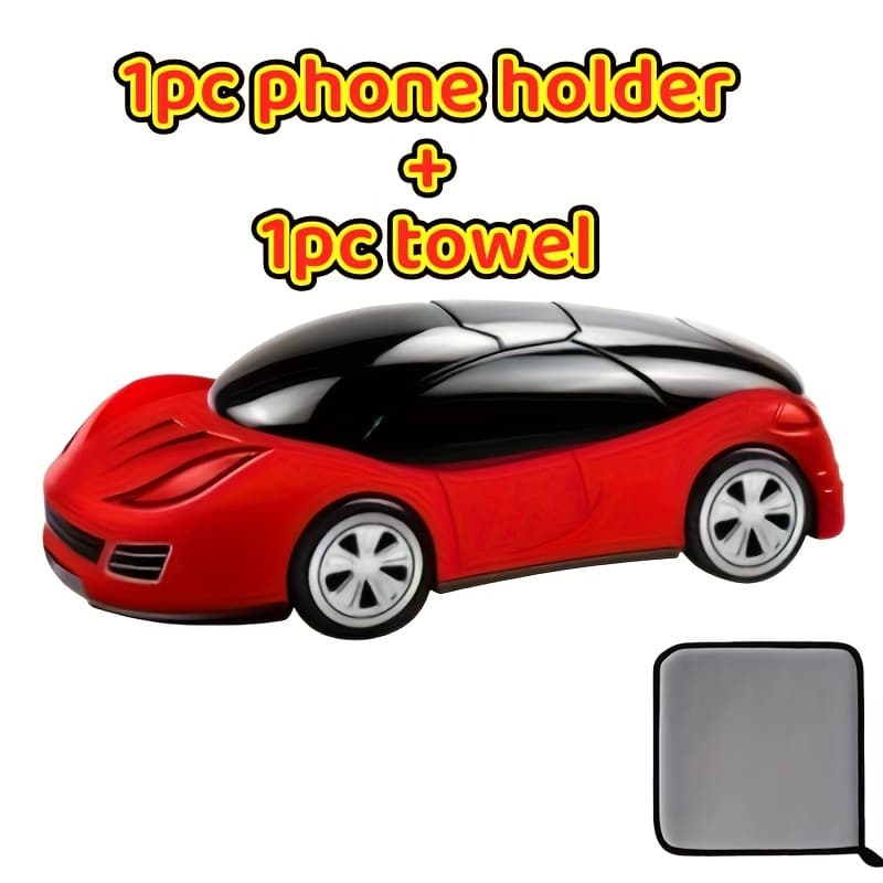 TEMU Foldable Phone Holder For Car Dashboard, Featuring 360° Rotation And Universal For Auto Accessories.