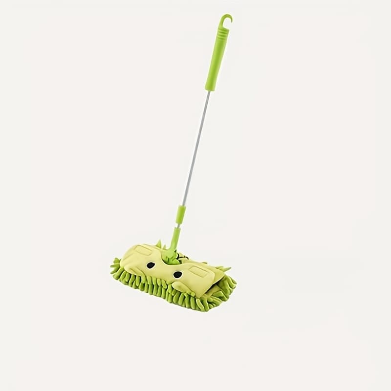 TEMU ' Mini Mop Toy For Wet And Dry Use, Detachable Cloth Head, Easy To Clean, 360-degree Rotatable, Extendable Dusting Brush For Home, Bedroom/living Room, Cleaning Brush, Household Cleaning Tools