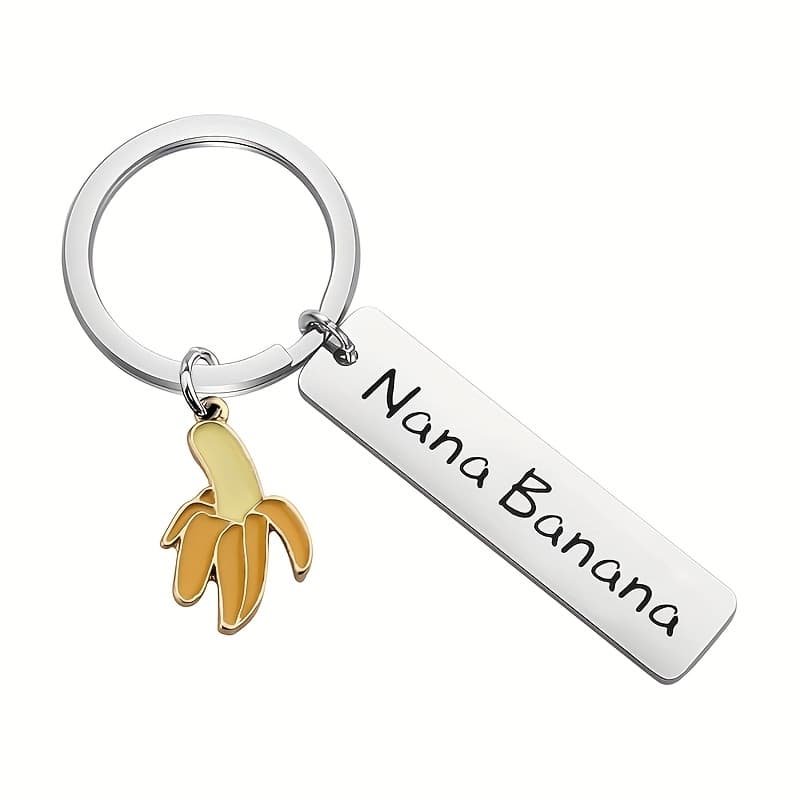 TEMU Stainless Ring With Charm – Humorous And Cute Gift For , Perfect For Bag Or Car Key Decoration, Durable , Design | Quality