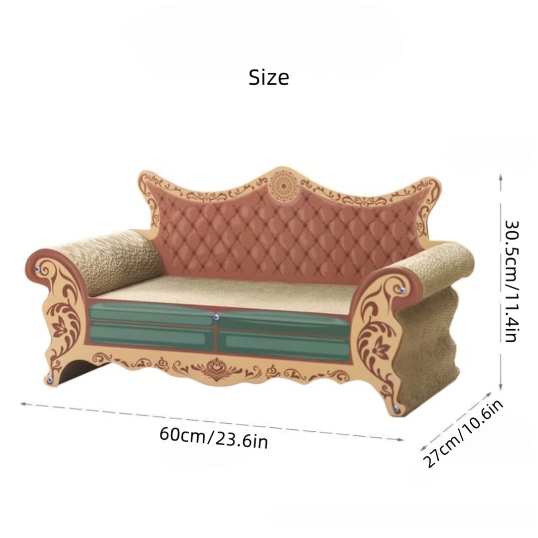 TEMU Cat Scratch Board, Cat Bed Sofa, Cat Bed Integrated L-shaped Vertical, Wear-resistant, Non-shedding, Irregular-shaped Round, Large Cat Utensils, Chaine Chair, Cat Scratch Board