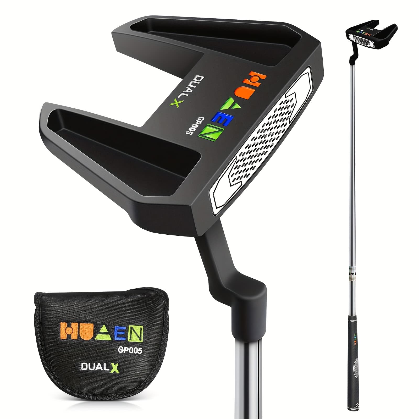 TEMU Huaen Men's Right-handed Golf Putter With Complimentary Headcover