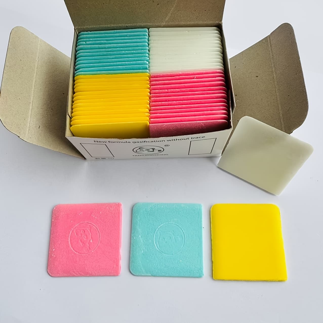 TEMU 50pcs Box Of Colored Tailor Chalk For Advanced Invisible Heating High Temperature Pencil For Clothes Making