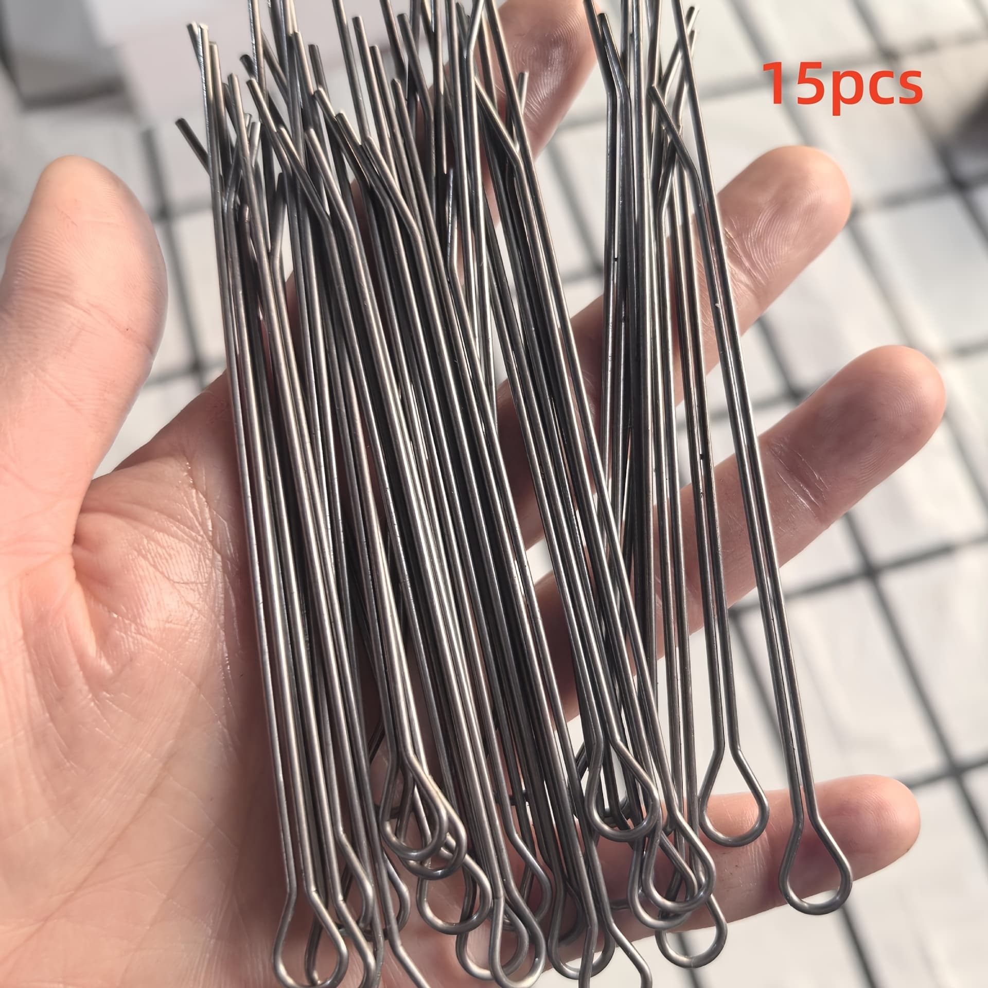 TEMU 15 Candle Wick Holders, Candle Wick , Diy Iron Candle Making Accessories