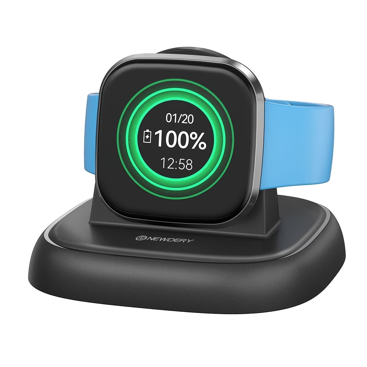 TEMU Charging Station For Fitbit Sense 2/sense/versa 4/versa 3, Magnetic Watch Charging Stand With Cable, Replacement Charger Additions For Smartwatch