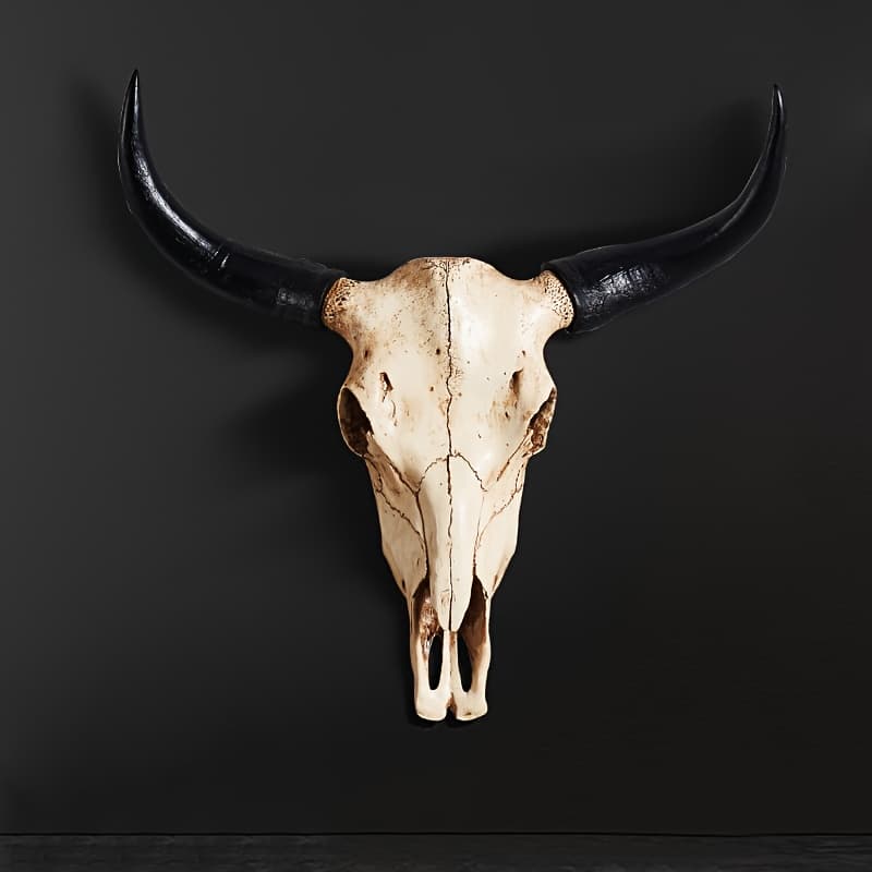 TEMU Simulation Bull Wall Hanging Creative Decoration Living Room Bedroom Office Bar Background Wall Decoration