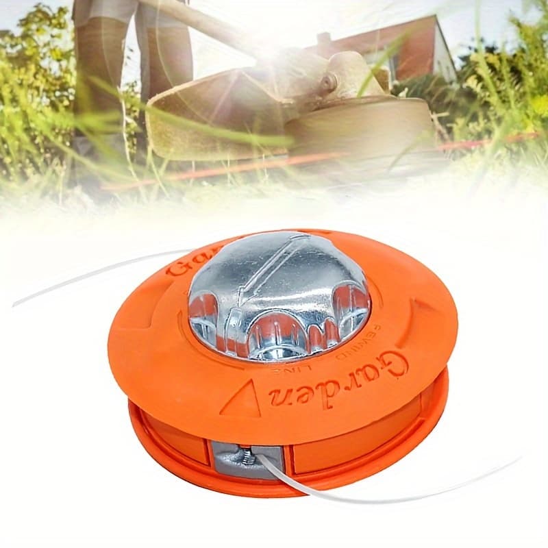 TEMU M10 X 1.25 Premium Automatic Grass Trimmer Head - Cutting, Durable, And - For Garden Machinery, Gasoline Brush Cutter, Lawn Care, And Yard Maintenance