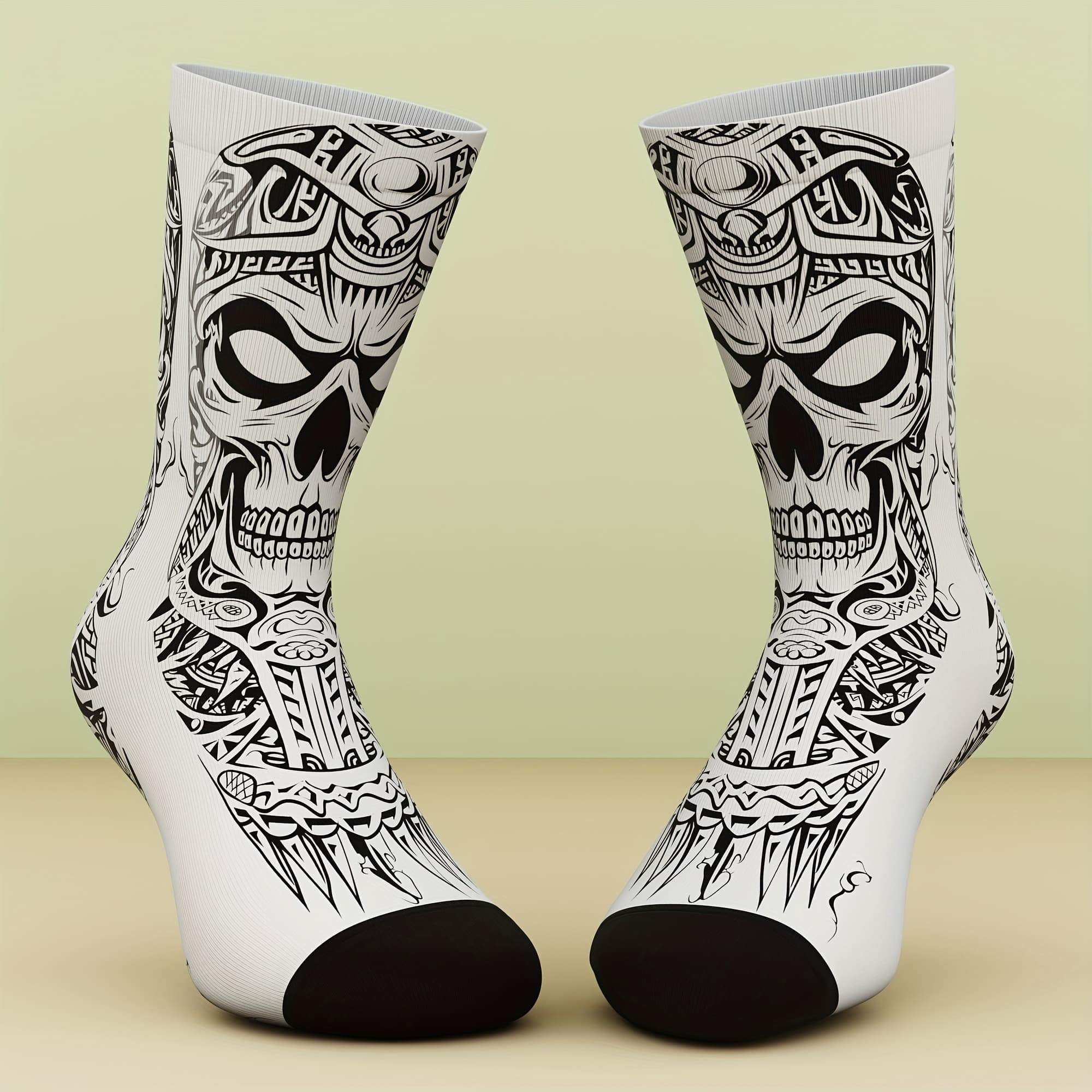TEMU 1 Pair Of Unisex Socks, Creative Patterns, Fashionable And Comfortable, For Outdoor Sports, 3d Digital Printing , Sock Gift