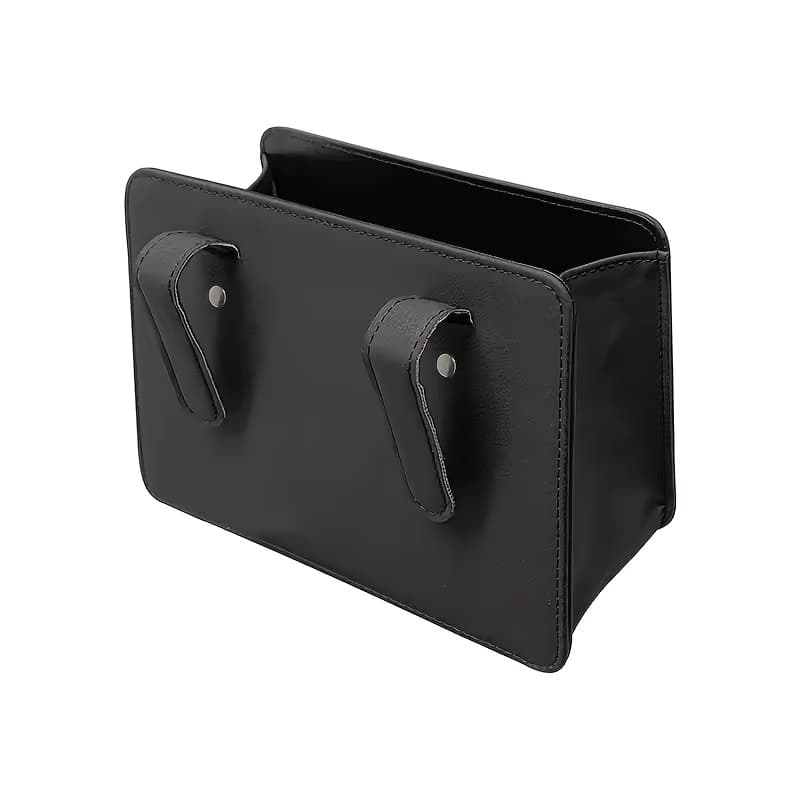 TEMU Car Trash Can Car Door Storage Box Foldable Seat Back Hanging Storage Bag Storage Box Car Interior Products