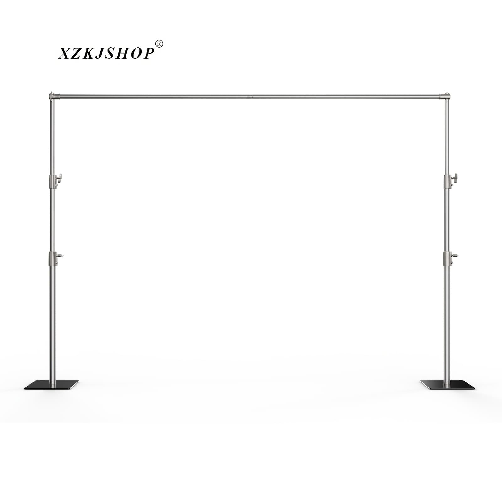 TEMU 8.5x10.5ft Adjustable Heavy Duty Flat Backdrop Frame - Durable, Ideal For Family /photography /trade Shows/live
