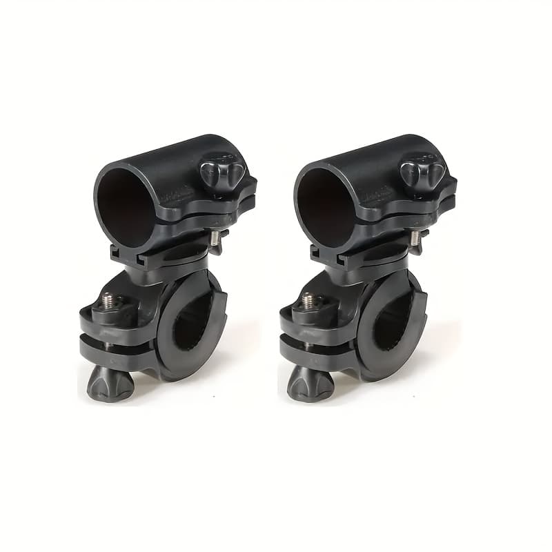 TEMU 360 Degree Rotating Bike - Durable Abs Flashlight Holder For Outdoor Riding For Lamps Below 1.02 Inches In Diameter