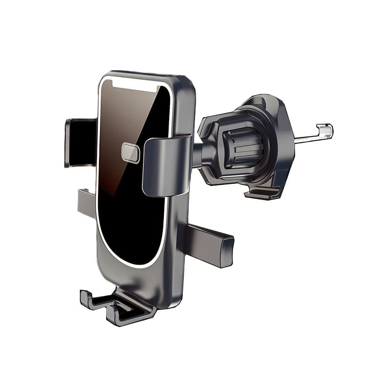 TEMU Universal Car Phone Holder With Automatic Locking, Designed To Stabilize Navigation For Horizontal And Vertical Screens In Car Vents