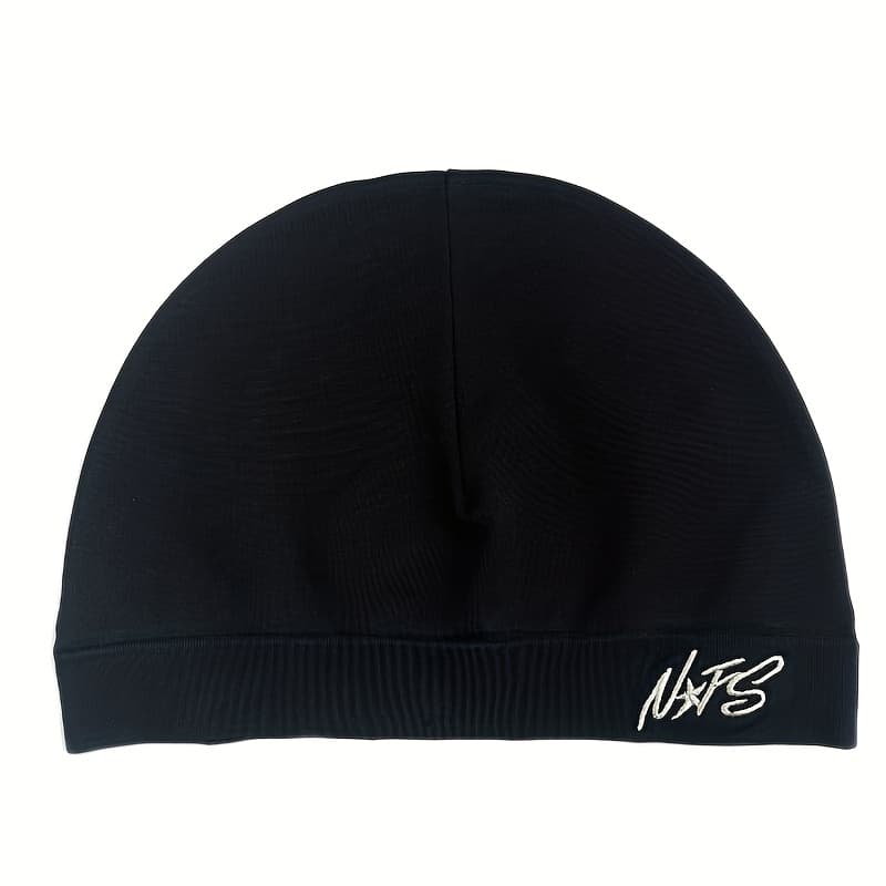 TEMU Letter Embroidery Knit Beanie Single-layer Sports Casual Nylon High- Outdoor Skull
