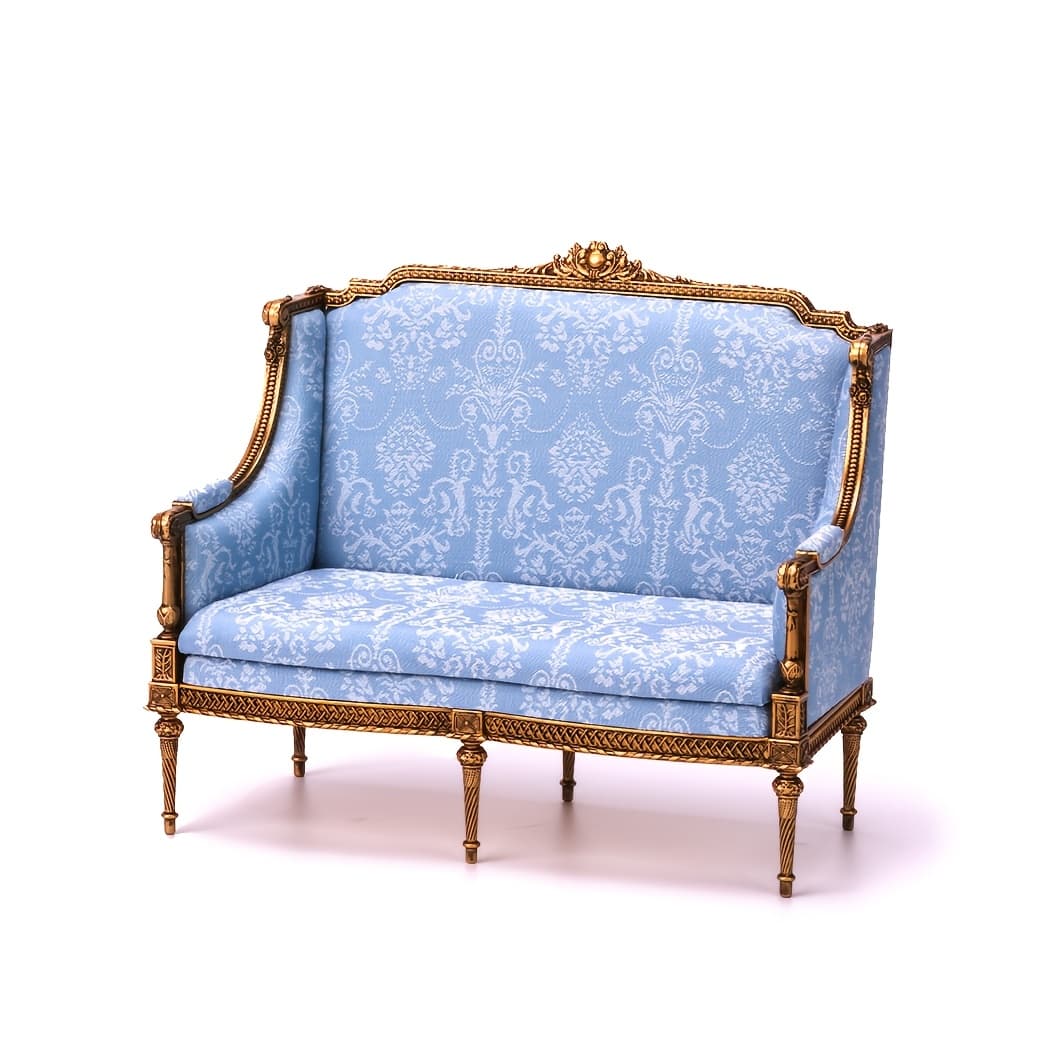 TEMU 1:6 Scale Miniature Kit For Loveseat | Fleur , Abs Material