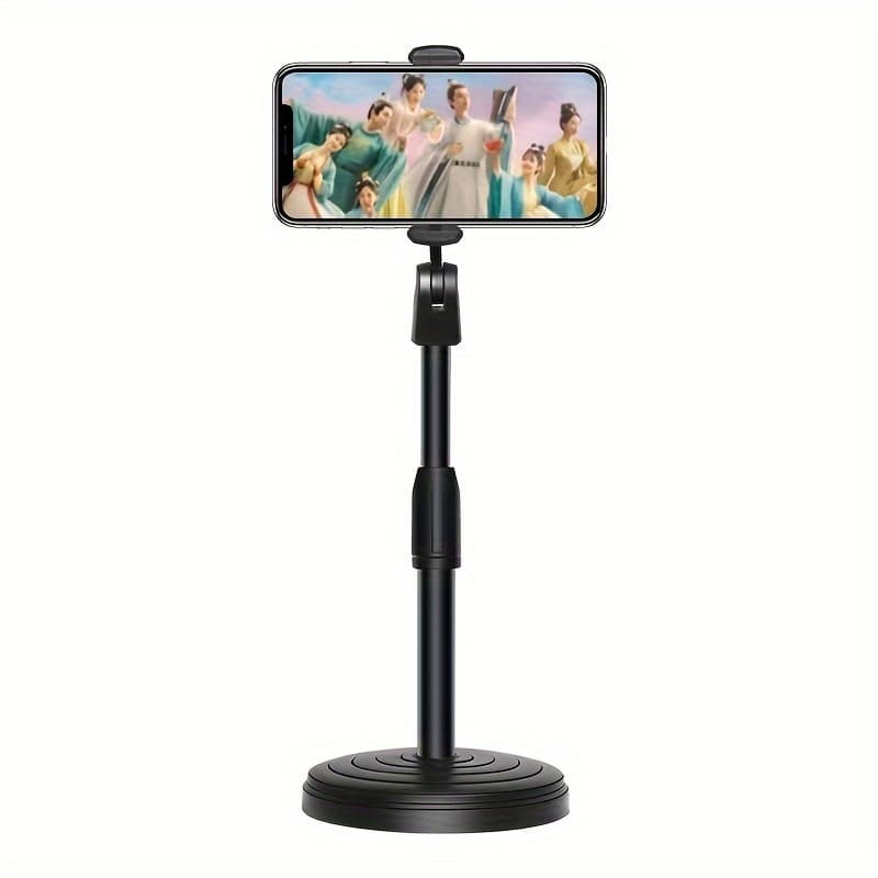 TEMU Adjustable Mobile Phone Stand That Rotates - Includes 1 Foldable, Extendable, Stable, Flexible, And Portable Desktop Base