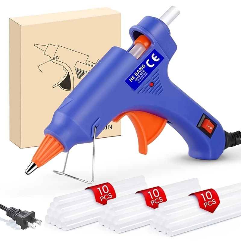 TEMU 1 Glue Gun 20w Glue Gun With 30pcs Glue Stick 0.27x3.93 Inches