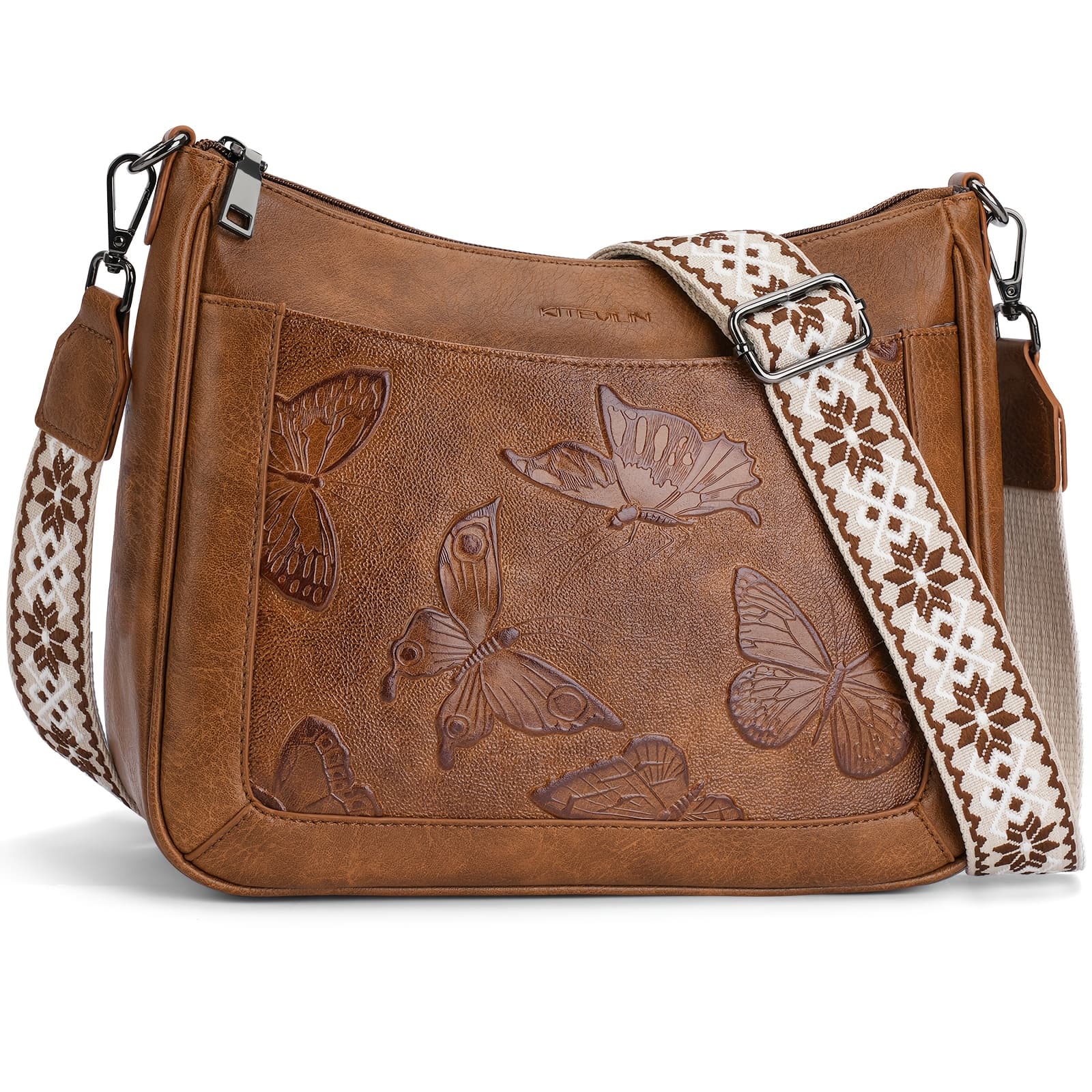 TEMU Crossbody Bags For Women Trendy, Purses , Multi Pocket Lightweight Shoulder Handbag With Adjustable Strap For Daily Everyday , Shopping, Travel Mothers Day Gift Tote Bag Modern Chic