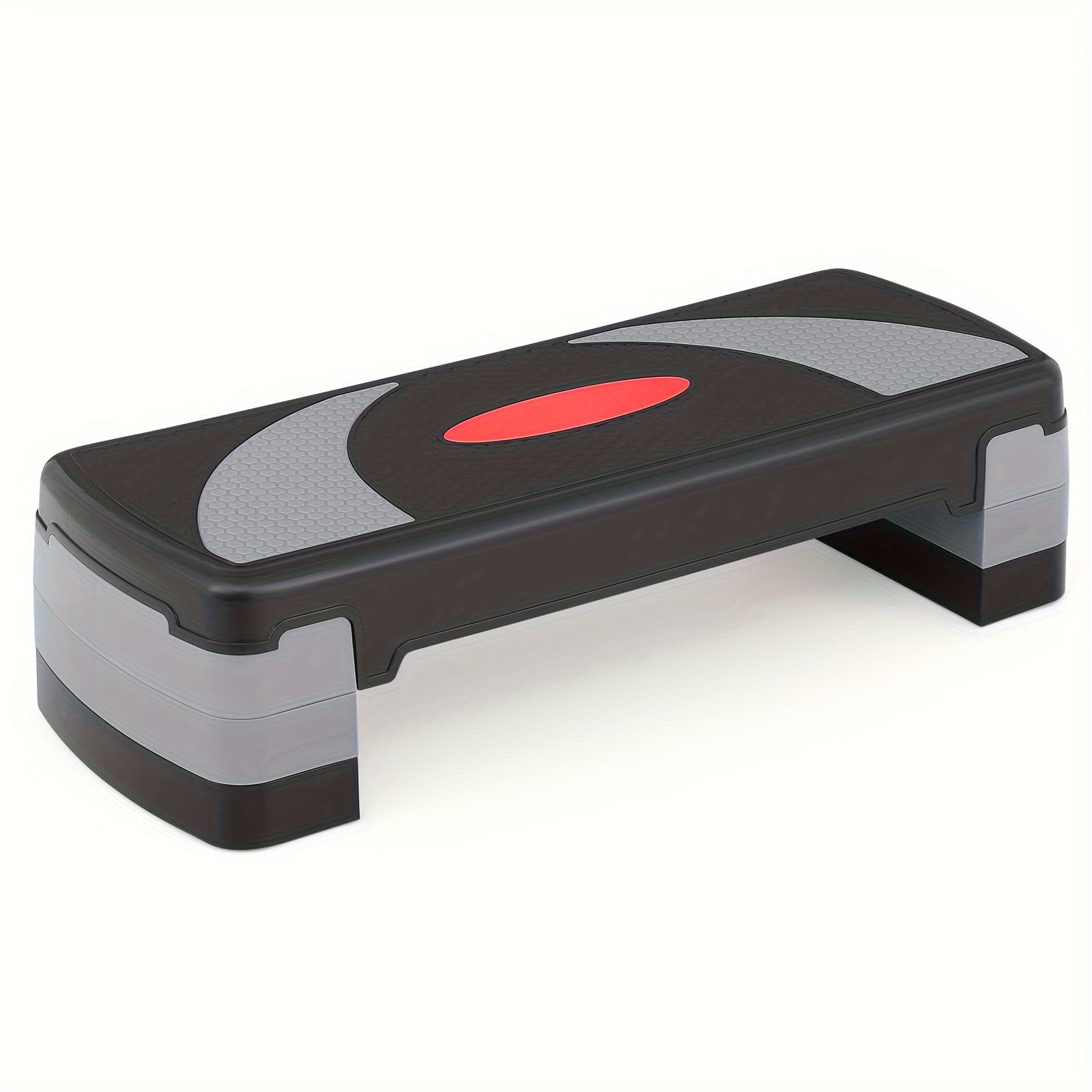TEMU 31" Aerobic Stepper With Risers, Adjustable Height Workout Exercise Step Platform Trainer For Home Gym Fitness