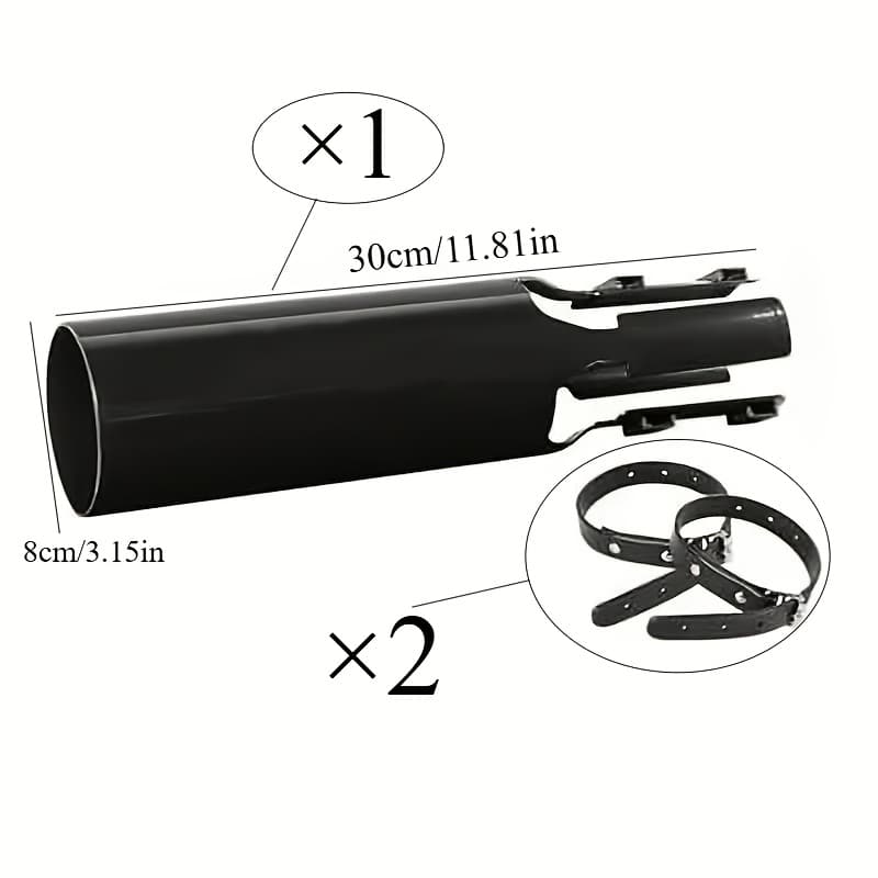 TEMU For Leaf Blower , Blower Attachment, Air Flow Booster For Blower, Turbo Nozzle, Airflow Amplifier For Leaf Blower For Yard, Lawn, And Driveway