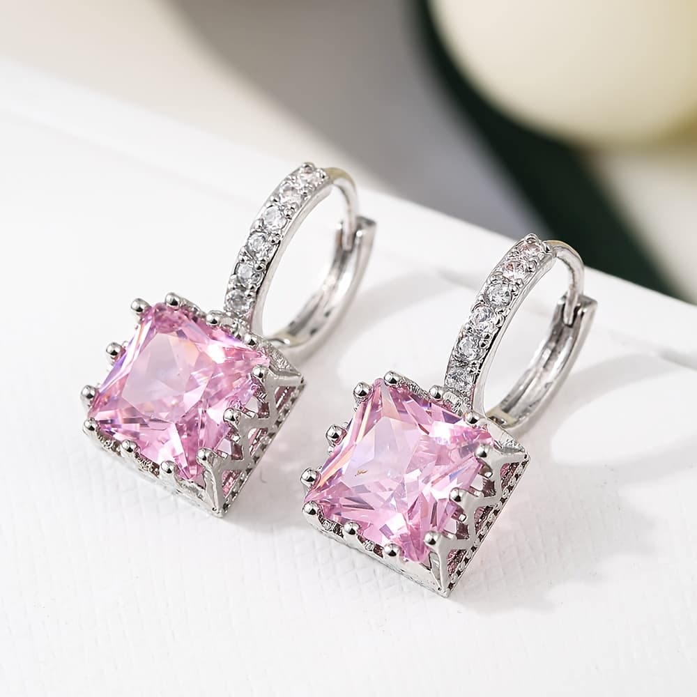 TEMU Temperament Colored Ear Studs, Earrings Ear Jewelry, Temperament Premium Suitable For Daily Banquet Party Wear, Gift For Relatives