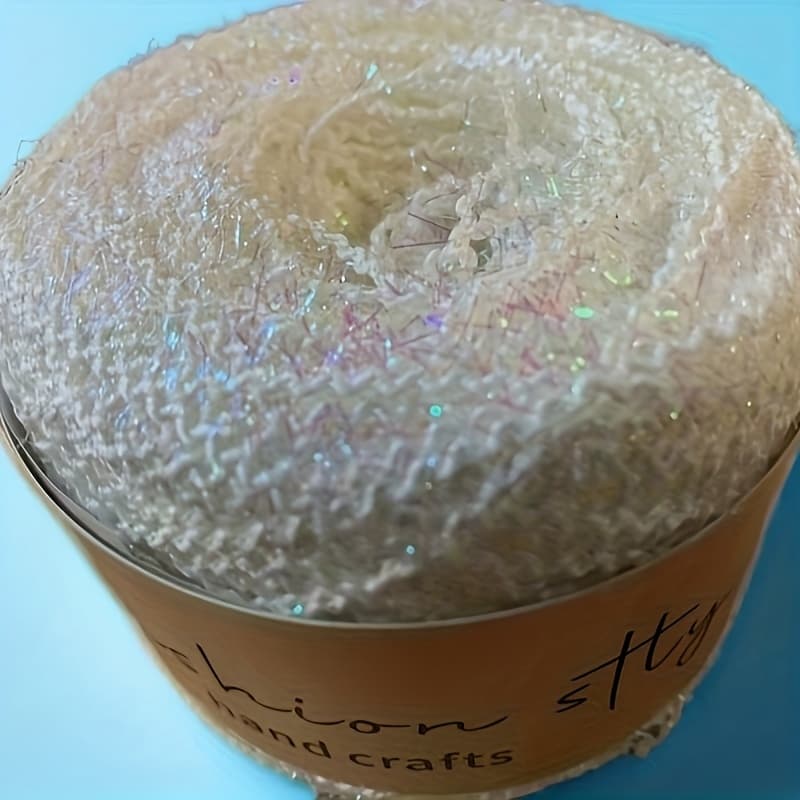 TEMU Glitter Twist Yarn For Handmade Diy Crochet, 100g