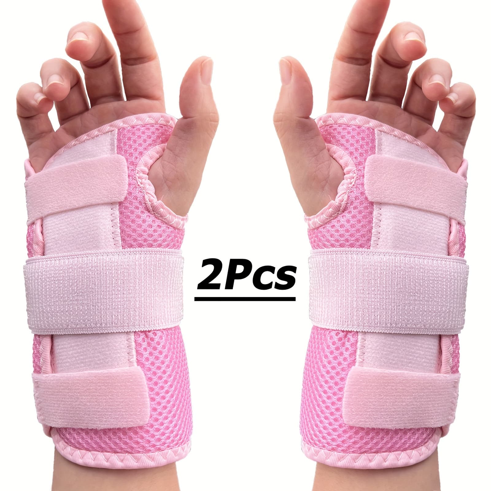 TEMU 1 Pair Dual-plate Wrist Brace With Triple Fixation - Sturdy Support, , Ideal For Sports & Everyday , Perfect Gift For Birthday, , And Father's Day