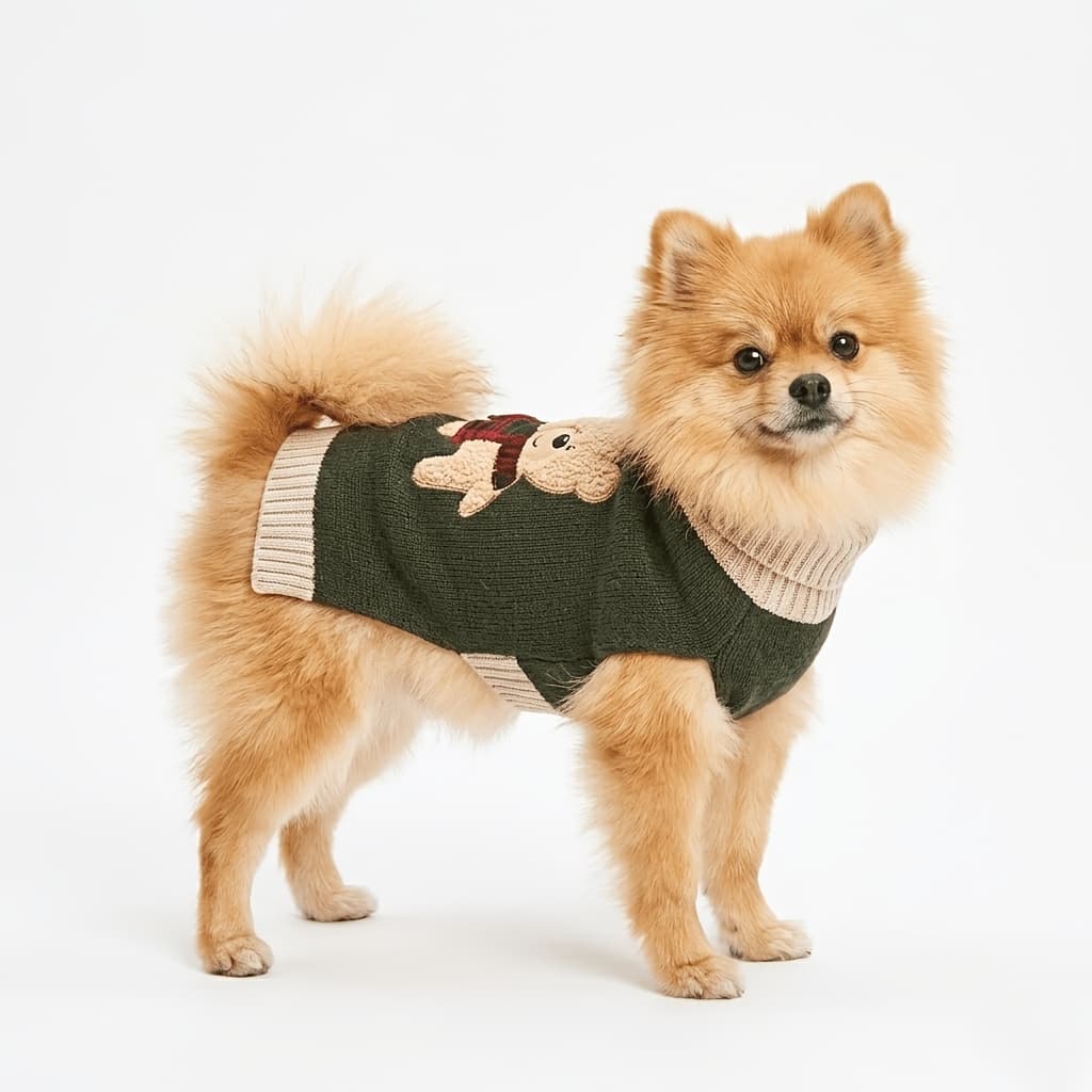 TEMU Christmas Sweater Pet Pullover Jumper Cat Apparel Winter Dog Hoodie Sweatshirts Warm Dog Sweatshirt Dog Clothes For Dogs Boy Girl Coat Clothing Puppy Cat Costume