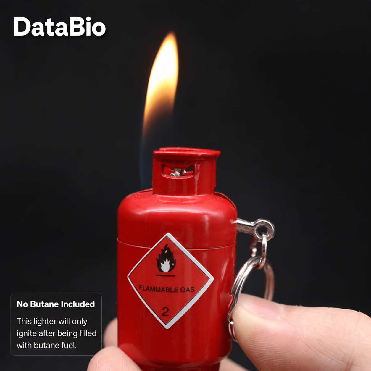 TEMU (excluding Butane)creative - Mini Pendant, Butane Windproof Lighter, Adjustable Flame Size, Unique Gift For